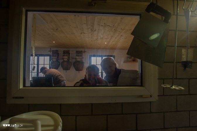 Schaukäserei auf der Alp